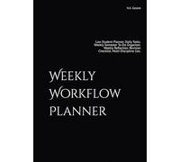 UK Law Essentials - Weekly Workflow: Law Student Planner. Daily Tasks. Weekly Semester To-Do Organiser. Weekly Reflection. Revision Checklist. Multi-Discipline Use.