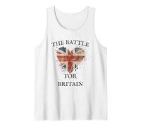 UK Patriots British Orgullo GB Orgulloso DE LA Batalla por BRETAÑA Camiseta sin Mangas