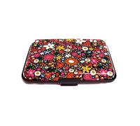 UK Phoenix Portatarjetas de crédito para mujer, protector sin contacto, funda para licencia de conducir, cartera de aluminio ligero, protector duro, bloque de señal, protección contra robo, fundas de