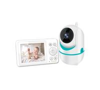 (UK Plug, Blue) D031 3.2-inch LCD Baby Monitor 2 Way Voice Built-in Lullabies Home Baby Security Camera - Grey / EU