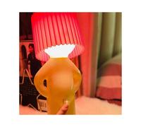 (UK PLUG,Rose red)Creative Table Small Book Lights Little Naughty Boy Night Light Shy Man Lamp for Children Home Room Bedside Desk Decoration Gift
