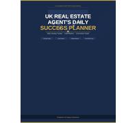 UK Real Estate Agent's Daily Success Planner: Daily Viewing Tracker, Lead Pipeline & Commission Goal Journal for UK Property Professionals