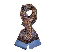 UK_Stone 100% seda Paisley flores pañuelo de cuello bufanda de los hombres, Nº 9, Größe: 160*28cm(62,4"x 10,92")