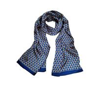 UK_Stone Pañuelo 100% seda con estampado cachemira y flores para el cuello, bufanda para hombre, amarillo, Größe: 160*28cm(62,4"x 10,92")