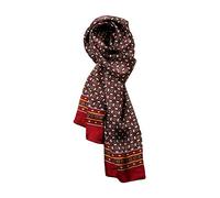 UK_Stone Pañuelo de hombre, en 100% seda, bufanda vintage, con motivo, Talla única