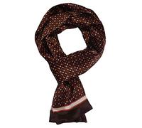 UK_Stone Pañuelo de hombre, en 100% seda, bufanda vintage, con motivo, Talla única