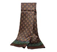 UK_Stone Pañuelo de hombre, en 100% seda, bufanda vintage, con motivo, Talla única