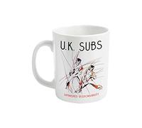 UK Subs Taza Diminished Responsibility Band Logo Nuevo Oficial Blanco en caja talla única