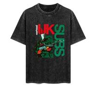 UK Subs Warhead Men's T-Shirt Unisex Black Cotton Print tee Shirts M