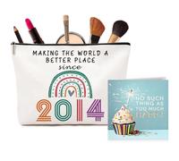 UK VivaJoy - Bolsa de maquillaje, 2 unidades, 12, 4 unidades, 12