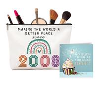 UK VivaJoy - Bolsa de maquillaje, 2 unidades, 18, 4 unidades, 18