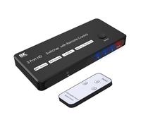 Ukbzxcmws 8K @60Hz HDTV 2.1 Switcher 3 Port 4K @ 120Hz 3 Port HDTV Switcher Selector HDTV Switcher con mando a distancia para proyectores