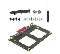 Ukbzxcmws Doble SFF8639 Disco Sólido A PCIE 8X Tarjeta De Conversión Para Actualización Y Expansión De Ordenador