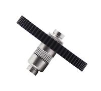 Ukbzxcmws Extrusora alimentador Big Gear 66 dientes acero inoxidable engranaje reemplazo para X1 impresora 3D accesorios extrusora engranaje 66 dientes para impresora 3D extrusora