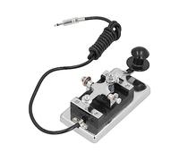 Ukbzxcmws Key Morse Key Telegraphing Key for Shortwave Radio Teaching Hand Key 4K Stainless Steel TelegraphKey