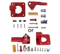 Ukbzxcmws Kit de extrusora MK8 para impresora 3D, extrusora MK8, alimentador de metal, kit de extrusora para CR-10S Ender-3 Mk8, kit de rueda de accionamiento Cr10