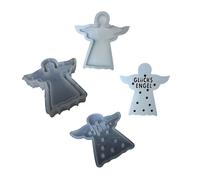 Ukbzxcmws Prácticos moldes de silicona flexibles para hacer ángeles luminosos para dar romance a cualquier decoración de habitación y suministros de oficina
