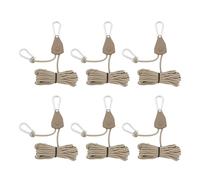 Ukbzxcmws Tiendas correas tensoras cuerda percha camping polea cuerda personalizada correas reflectantes cuerda percha tienda tienda guía cuerda para exterior