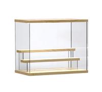 Ukbzxcmws Vitrina de acrílico a prueba de polvo pequeño juguete vitrina transparente cubo de almacenamiento adecuado para la presentación de coleccionables