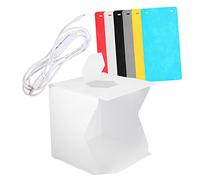 UKCOCO 1 Caja De Juego Estudio Kits De Caja De Luz De Fotografía Equipo De Fotografía Accesorios De Joyería Carpas De Tiro Plegables Mini Cámara Portátil Abdominales Anillo De Luz