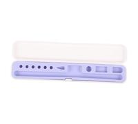 UKCOCO 1 Caja Estuche amuletos de lápiz bolígrafo Tableta Puntas de lápiz Pencil Case Soporte para lápiz Cubierta de lápiz portalápices Capacitivo lápiz práctico el plastico Púrpura