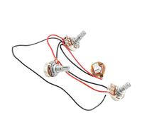 UKCOCO 1 juego Arnés de Cableado para Guitarra Eléctrica con Potenciómetros de Kit Precableado de Instalación Accesorio para de