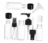 UKCOCO 1 juego Botellas de Viaje Reutilizables Kit de Dispensadores Cosméticos con Frascos de Spray y Loción para Vacaciones y Actividades al Aire
