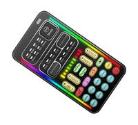 UKCOCO 1 Juego De Mini Tarjeta De Sonido Para Juegos Micrófono Cambiador De Voz Para Adultos Mini Micrófono De Karaoke Divertido Cambiador De Voz Dispositivo Portátil Teléfono