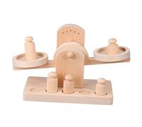 UKCOCO 1 Juego Juguete de Escala de Madera para Herramienta de Cálculo Juguete de Aprendizaje para Matemáticas y Desarrollo