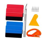 UKCOCO 1 juego Kit de Herramientas para Instalación de Vinilo para Ventanas de Automóviles Herramientas de Tinte Incluye Rasquetas para Profesionales y DIY Accesorios de Coche
