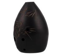 UKCOCO 1 Ocarina de Cerámica Agujeros para Adultos y Niños, Instrumento Musical Tradicional Fácil de Usar, Artesanal y Duradero, Adecuado para Clases y Presentaciones Culturales