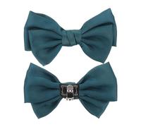 UKCOCO 1 Par Adornos Elegantes para Novias y Clips Desmontables para Tacones Accesorios para Ropa y Bolsos Verde