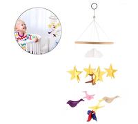 UKCOCO 1 pieza Adorno Colgante de Fieltro para Cuna Charm de Wind Chime Diseño Decoración Colgante para Bebés Color para Habitaciones Infantiles