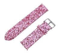 UKCOCO 1 Pieza Correa Pulsera Sensor Banda Compatible Equipo Leva Reloj Accesorio Pestillo Talón Accesorios De Fitness Adaptador Pila Alfiler Titanio Patas Cuero Rosa