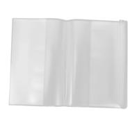 UKCOCO 10 Fundas Transparentes de Protección para Libros A5/22K Ajustable Resistente al Agua para Estudiantes y Oficina Pack de 10