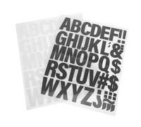 UKCOCO 10 hojas Letras de Vinilo de Transferencia de Calor para Ropa de Blancas Negras para Proyectos DIY Letras Termoadhesivas para Camisetas y Accesorios Diseño y Adhesión Duradera