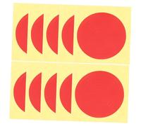 UKCOCO 10 hojas Pegatinas Adhesivas para Manómetro Reflectantes Etiquetas de Identificación para Indicadores de Presión Resistente y Fácil de Leer para Uso Instrumentos de Medición