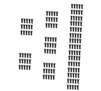 UKCOCO 10 Juegos Clip De Salida De Aire Y Clips De Ventilación De Coche Ambientador Dama Recortar Autos Para Clips De Ventilación Automática Abrazadera Ferromanganeso Negro 30 Piezas X 10