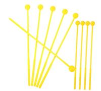 UKCOCO 10 piezas Baquetas para Tambor Lengüeta para Malletas de Percusión de Plástico con Mango para Marimba y Xilófono Instrumento Musical Infantil
