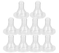 UKCOCO 10 piezas Biberones de Silicona para Leche de Cordero de Tetinas Reemplazables Resistentes Mordeduras Suaves y Seguros para Terneros Corderos y Otros Animales Jóvenes