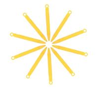 UKCOCO 10 Piezas Bloc de dibujo magnético pluma de tablero de dibujo Lápiz óptico reemplazo de la pluma de lápiz de tablero magnético el plastico Naranja