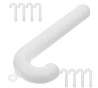 UKCOCO 10 Piezas Colgantes de Espuma Forma de Bastón de Navidad Decoración Festiva para Hogar y Fiesta Adornos Colgantes Originales para Árboles y Ambientes Navideños