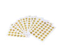 UKCOCO 10 piezas Pegatinas de Estrellas Doradas Autoadhesivas Paquete de Recompensas Brillantes para Estudiantes para y Motivar el Aula o Casa