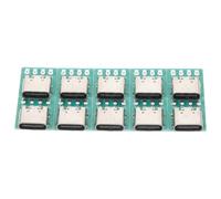 UKCOCO 10 Piezas Placa Convertidora PCB USB C Tipo 3.1 Conectores USB, Material Aleación de Zinc y PCB, Fácil Instalación para Cables y Dispositivos Electrónicos