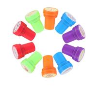 UKCOCO 10 piezas Sellos de Animales Lúdicos para Recompensas Sellos de Coloridos para Cumpleaños y Clases para Guarderías y Actividades Creativas