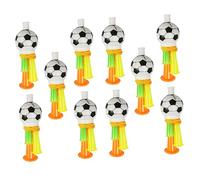 UKCOCO 10 piezas Trompeta de Plástico para Fútbol Bocina Ligera y Colorida para Animación Eventos Deportivos para Fans y Celebraciones