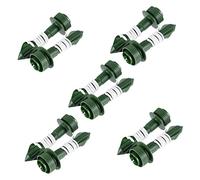UKCOCO 10 Piezas Unidades Dispositivo de Riego Automático para Plantas Sistema de Picos Auto Riego para Macetas Interiores y Exteriores Duradero Verde Suministro Continuo y Controlado de