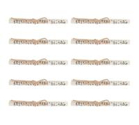 UKCOCO 10 Rollos de Mezuzá de Bendición Kosher para Puerta Judía, Pergaminos Hebreos Preenrollados 7,5 X 1 Cm, Accesorios Religiosos para Decoración Israelí del Hogar