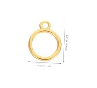 UKCOCO 100 Piezas Mini Vintage Zinc Alloy Open Bezel Frames Lightweight Hollow Pendants For Diy Resin Jewelry Crafting Supplies