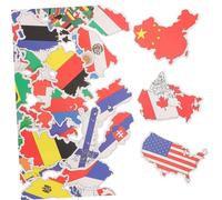 UKCOCO 100 Piezas Pegatinas para Portátiles Halloween Bolsas De Regalo Libro De Recortes Pegatinas Equipaje País Pegatinas Monopatín Etiqueta Engomada Etiqueta Computadora Etiqueta